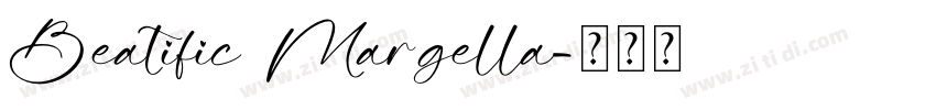 Beatific Margella字体转换
